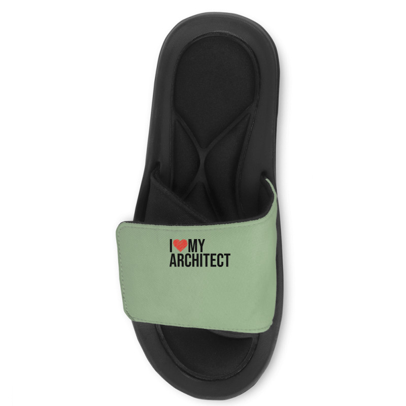 Architect Wife Husband Gifts For Her Girl Slide Sandal | Artistshot