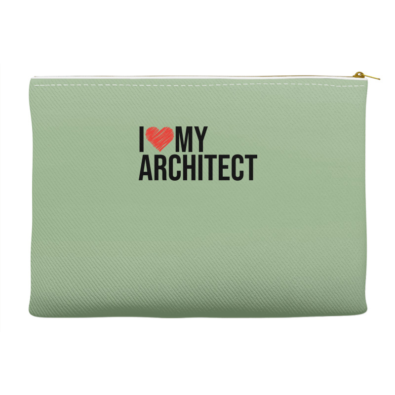 Architect Wife Husband Gifts For Her Girl Accessory Pouches | Artistshot