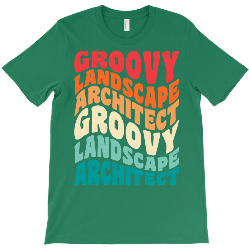 Groovy Landscape Architect Vintage Retro 60s 70s 80s Vibes Retro T-shirt | Artistshot