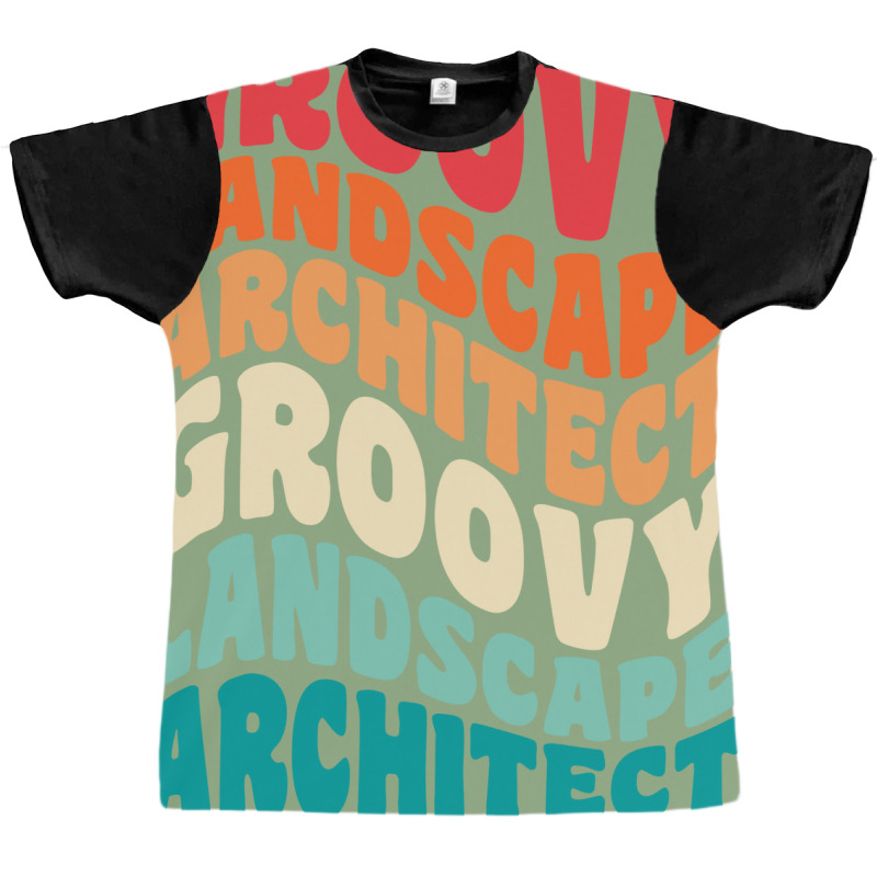 Groovy Landscape Architect Vintage Retro 60s 70s 80s Vibes Retro Graphic T-shirt | Artistshot