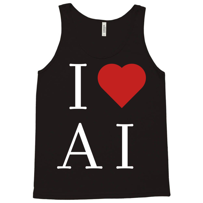 I Love Ai Tank Top | Artistshot