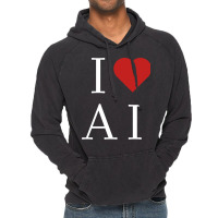 I Love Ai Vintage Hoodie | Artistshot