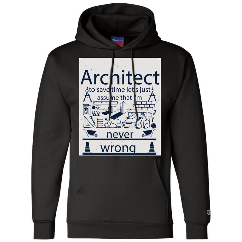 Architect Travel Vintage Champion Hoodie | Artistshot