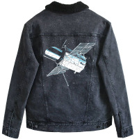 Space Telescope Nature Unisex Sherpa-lined Denim Jacket | Artistshot