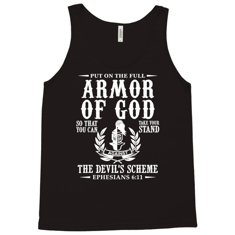 Armor Of God Bible Warrior Of God Tank Top | Artistshot