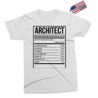 Awesome And Funny Nutrition Label Architect Architects Architecture Sa Exclusive T-shirt | Artistshot