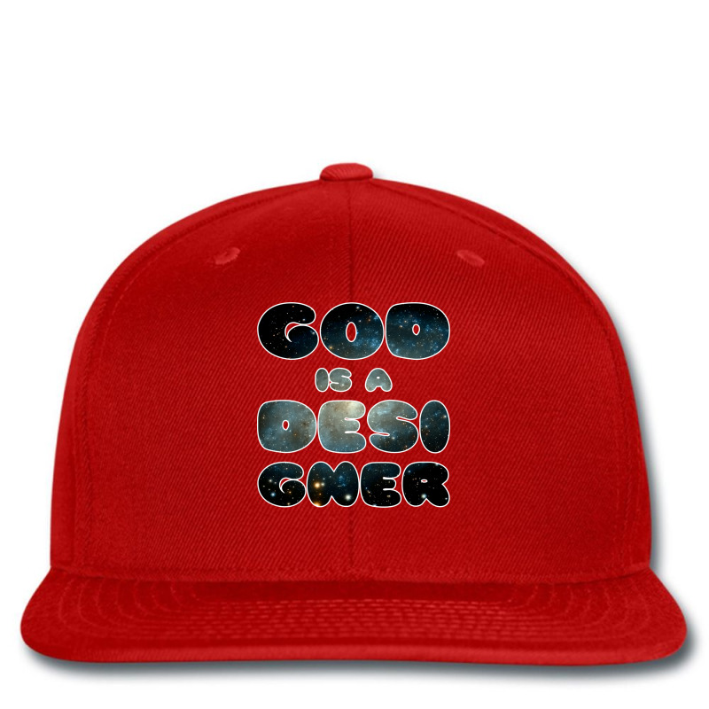 God Is A Designer Humor Printed Hat | Artistshot