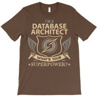 Database Architect T  Superpower Gift Item Tee T-shirt | Artistshot