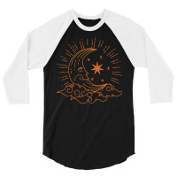 Celestial Moon Nostalgia 3/4 Sleeve Shirt | Artistshot