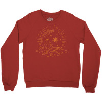 Celestial Moon Nostalgia Crewneck Sweatshirt | Artistshot