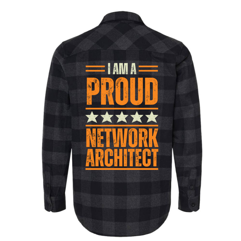 Proud Network Architect Music Flannel Shirt | Artistshot