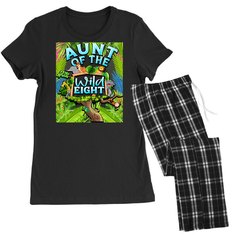 Aunt Of The Wild Eight Zoo Safari Women's Pajamas Set by AdeArt | Artistshot