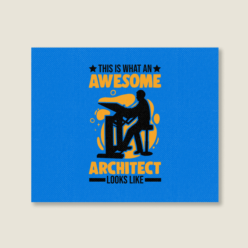 Architect Awesome Architecture Girl Landscape Canvas Print | Artistshot