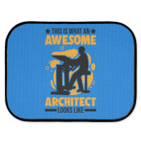 Architect Awesome Architecture Girl Rear Car Mat | Artistshot