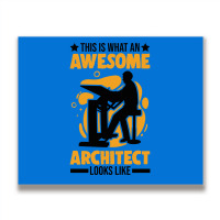 Architect Awesome Architecture Girl Metal Print Horizontal | Artistshot