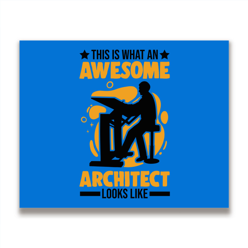 Architect Awesome Architecture Girl Metal Print Horizontal | Artistshot