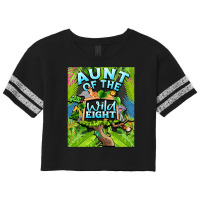 Aunt Of The Wild Eight Zoo Safari Scorecard Crop Tee | Artistshot