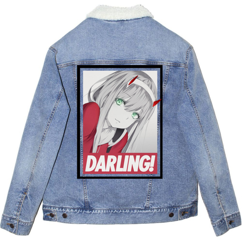 Darling! Unisex Sherpa-Lined Denim Jacket by zakerincute9 | Artistshot