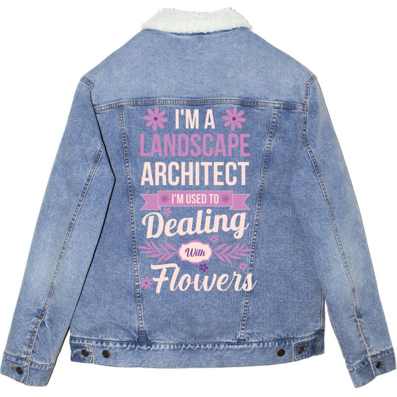 Im A Landscape Architect Music Unisex Sherpa-lined Denim Jacket | Artistshot