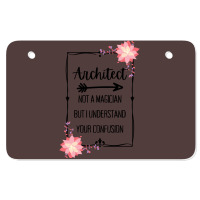 Architect Magician Blue Atv License Plate | Artistshot