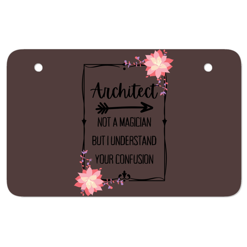 Architect Magician Blue Atv License Plate | Artistshot