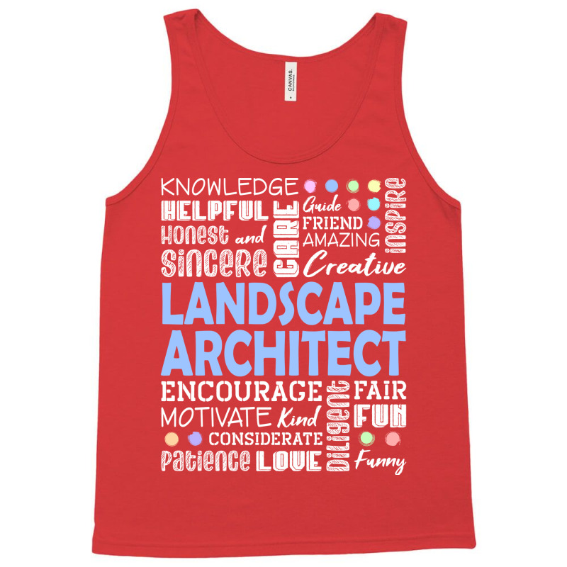 Landscape Architect Love Words Hippie Tank Top | Artistshot