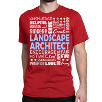 Landscape Architect Love Words Hippie Classic T-shirt | Artistshot