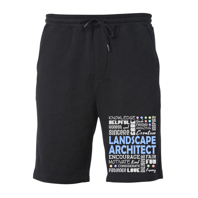 Landscape Architect Love Words Hippie Fleece Short | Artistshot