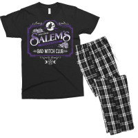 Salem's Daughters   Bad Witch Club   Halloween   Spooky   Goth Men's T-shirt Pajama Set | Artistshot