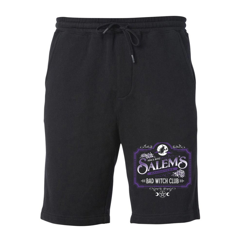 Salem's Daughters   Bad Witch Club   Halloween   Spooky   Goth Fleece Short by saebagianeef | Artistshot