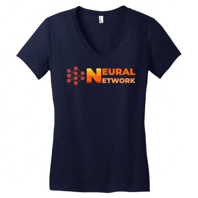 Neural Network Women's V-Neck T-Shirt by alsamiyantang | Artistshot