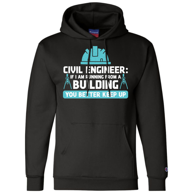 Funny Engineer Student Civil Engineering Gift Summer Champion Hoodie | Artistshot