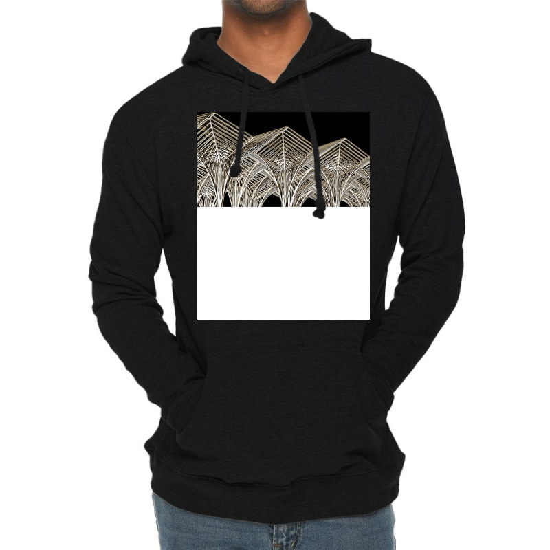 Architectural Black And White Landscape Cool Lightweight Hoodie | Artistshot