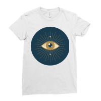 Astrology All Seeing Eye Quote Ladies Fitted T-shirt | Artistshot