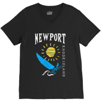 Sailboat Catamaran Newport Rhode Island V-neck Tee | Artistshot