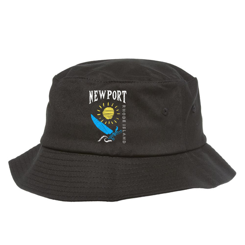 Sailboat Catamaran Newport Rhode Island Bucket Hat by Anyaran | Artistshot