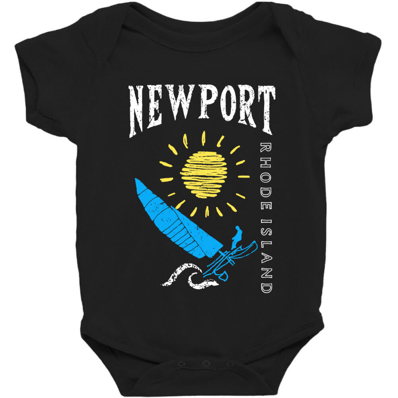 Sailboat Catamaran Newport Rhode Island Baby Bodysuit by Anyaran | Artistshot