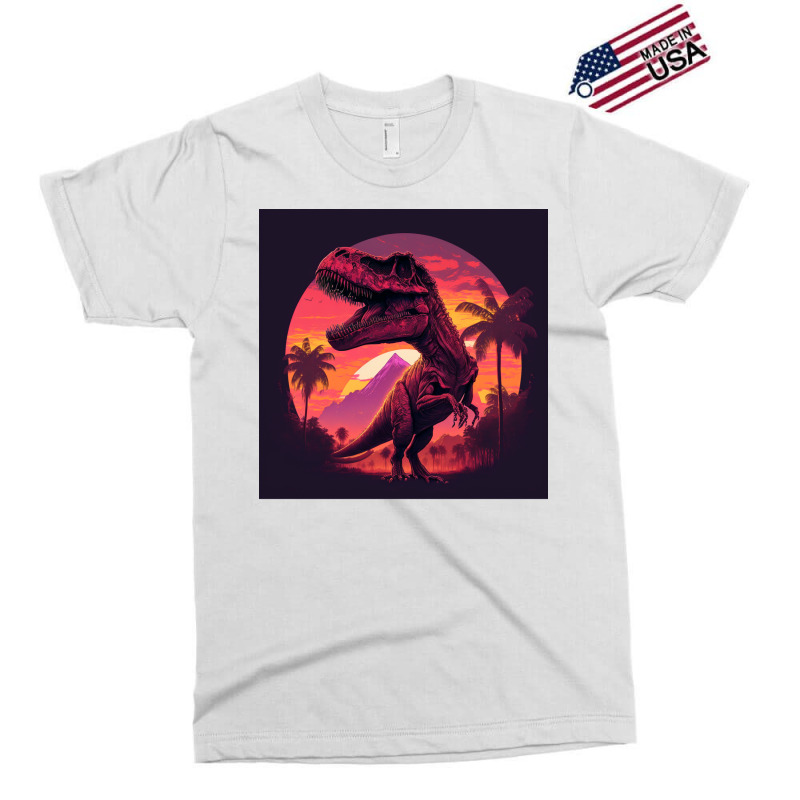 Sunset 80s T Rex Exclusive T-shirt | Artistshot