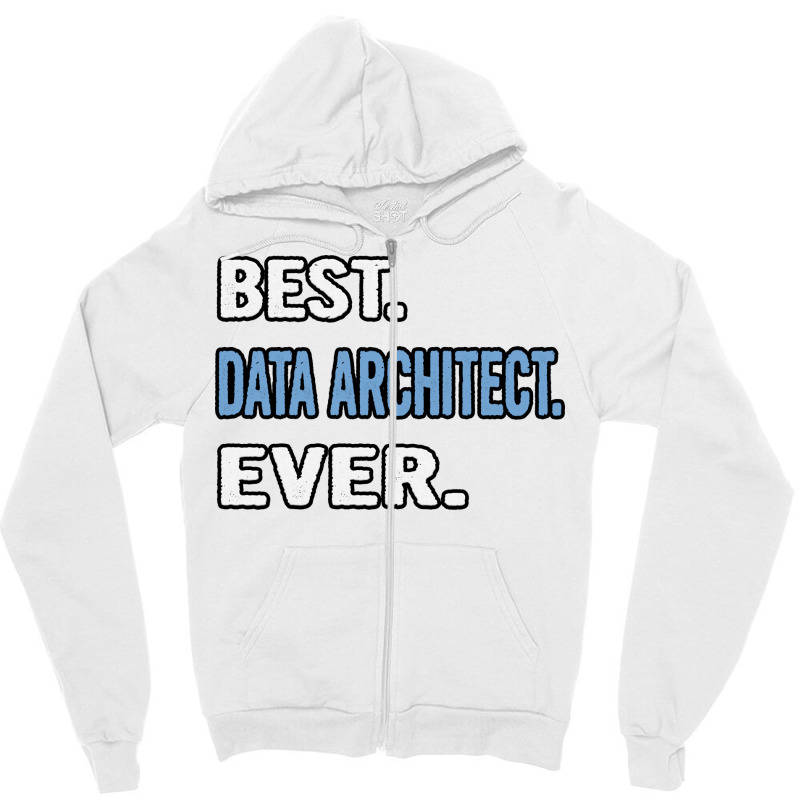 Best Data Architect Ever Birthday Gift Idea Zipper Hoodie | Artistshot