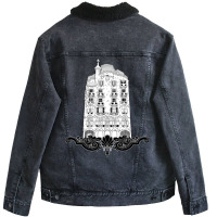 Casa Batllo Humor Unisex Sherpa-lined Denim Jacket | Artistshot