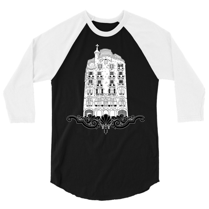 Casa Batllo Humor 3/4 Sleeve Shirt | Artistshot