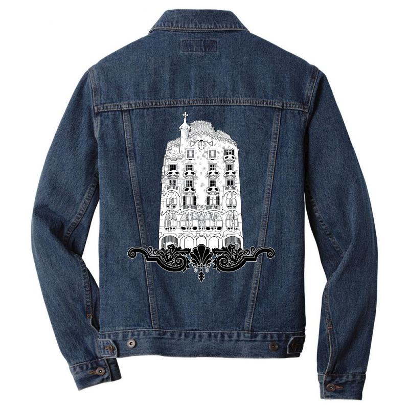 Casa Batllo Humor Men Denim Jacket | Artistshot