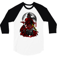 Demon Red Cape 3/4 Sleeve Shirt | Artistshot