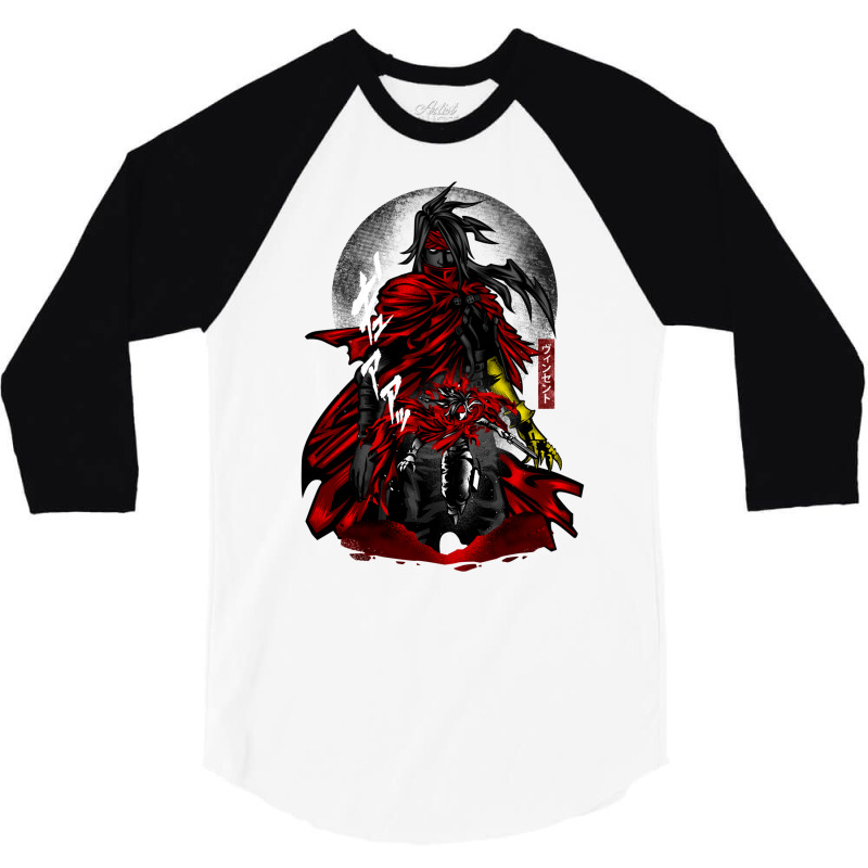 Demon Red Cape 3/4 Sleeve Shirt by zakerincute9 | Artistshot