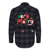 Very Merry Architect Christmas Humor Flannel Shirt | Artistshot