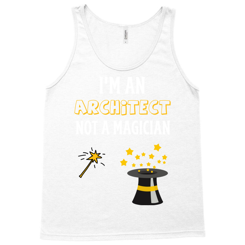 Architect Hipster Yellow Tank Top | Artistshot