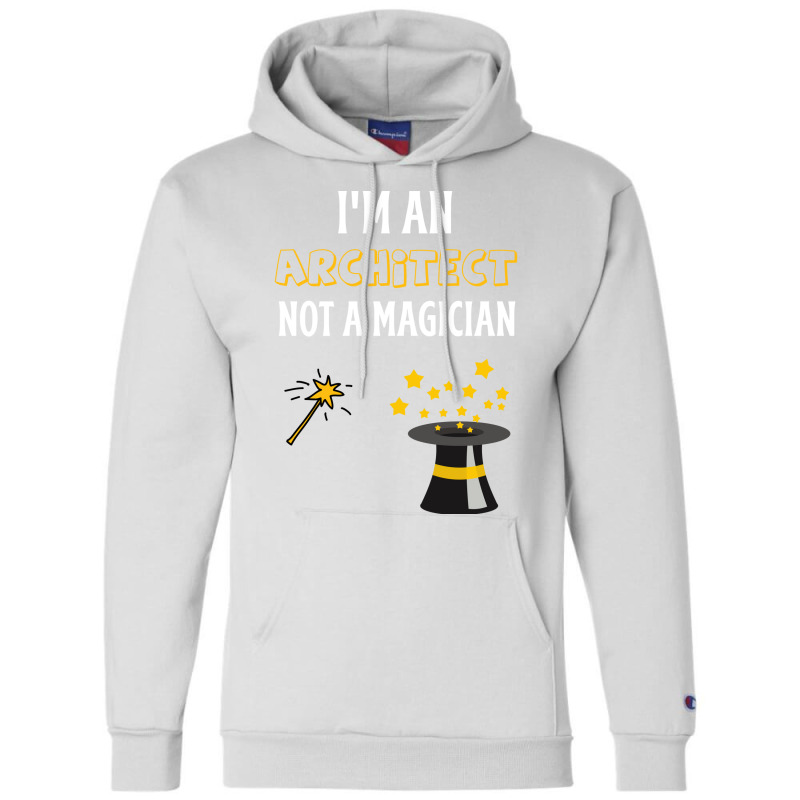 Architect Hipster Yellow Champion Hoodie | Artistshot