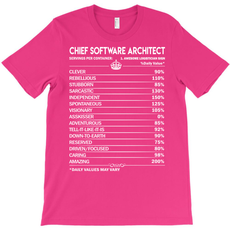 Chief Software Architect T  To Save Time Just Assume I Am Never Wrong T-shirt | Artistshot