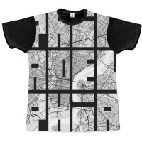 Philadelphia Usa City Map Typography Light Graphic T-shirt | Artistshot