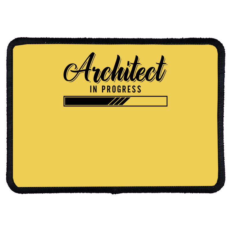 Architects Architect In Progress Job Architecture Travel Rectangle Patch | Artistshot